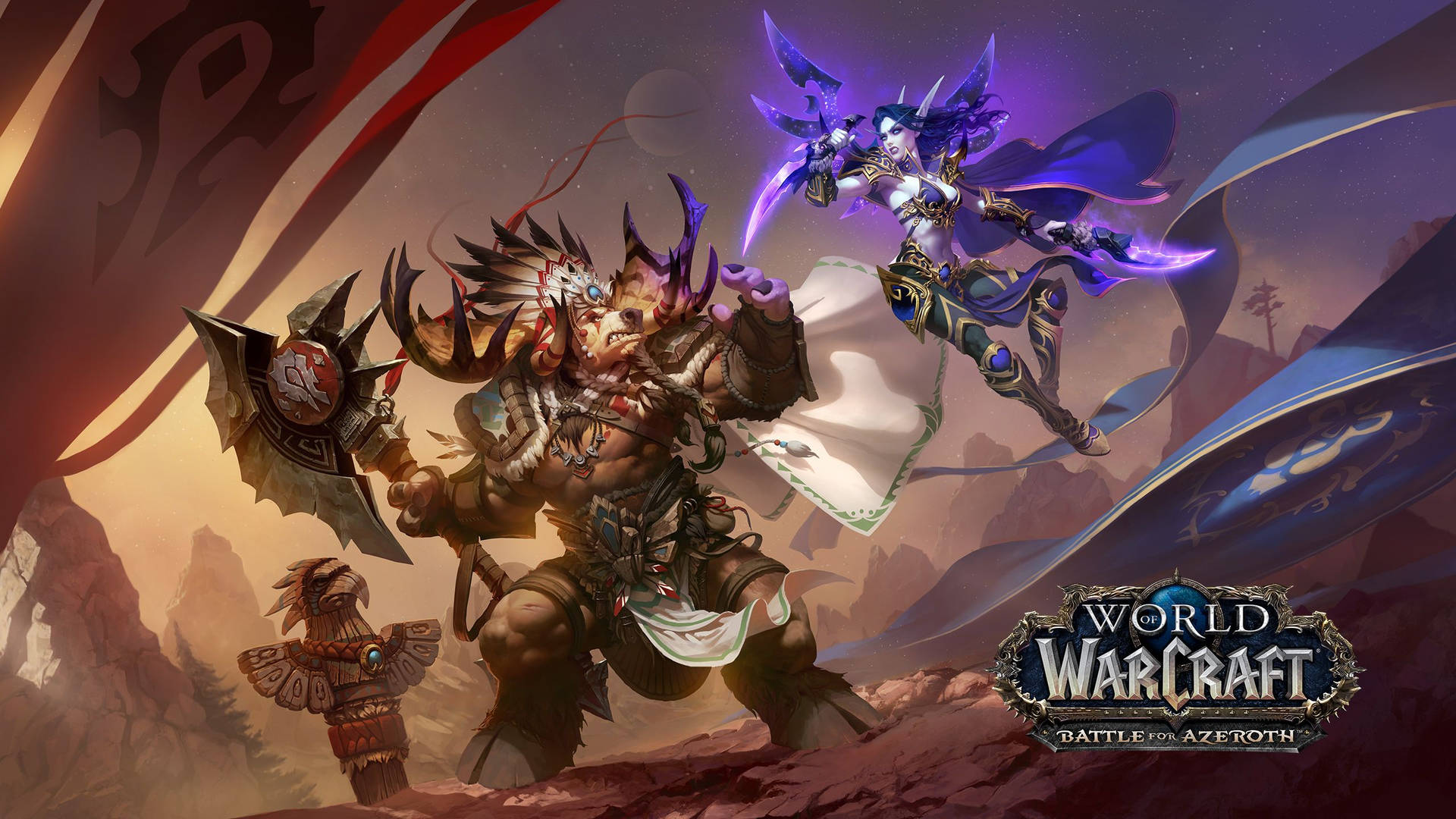 Overwatch 2 hero Mauga dual-wielding chainguns surrounded by flames